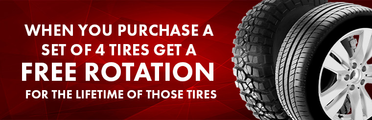 4 tires and Free Rotation